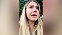Pregnant hospital worker's tears after car smashed