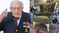 Take a seat Captain Sir Tom Moore