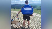 ‘Why I run with a car tyre on my back’