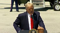 Trump says Biden is 'against God and he's against guns'