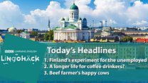 Lingohack: 12 July: Helsinki: Image with headlines