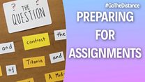 Study Skills – Preparing for assignments website image