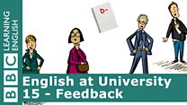 English at University 15 - Feedback