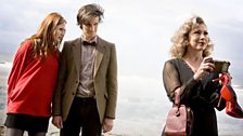 Amy, the Doctor and River Song