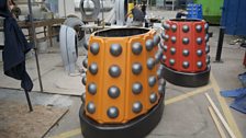 The Orange and Red Daleks