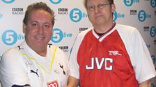 Kenny Sansom and Simon Mayo