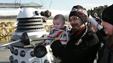 Dad, Daryll, with 4 month old Reuben