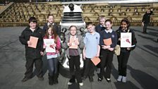 ý School Reporters from Firth Park Community Arts College at Sheaf Square