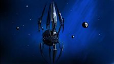 Sontaran Ship: Revealed Above Earth