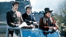 Brigadier Lethbridge-Stewart, Harry Sullivan and the Doctor