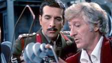 Brigadier Lethbridge-Stewart with the Third Doctor