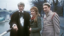 The Doctor, Liz Shaw and the Brigadier