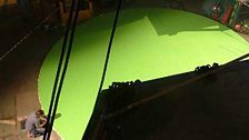 Green screen preparation