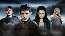 Arthur, Merlin, Morgana and Morgause