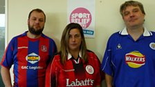 Danny Baker challenges the nation to wear a rival club kit for Sport Relief.