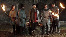 Merlin, Arthur and the Knights of the Round Table.