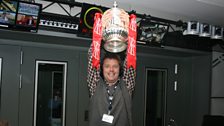 Nicky gets his hands on the FA Cup