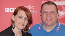 Ana from the Scissor Sisters with Alan Thompson