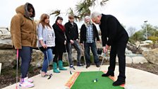 Sir Tom and the gang go golfing!