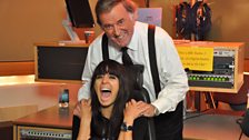 Terry Wogan with Claudia Winkleman