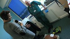 Richard meets the team at the East Midlands Ambulance Service