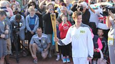 May 26, 2012: Matt Smith Carries the Olympic Torch