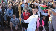 May 26, 2012: Matt Smith Carries the Olympic Torch