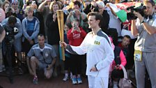 May 26, 2012: Matt Smith Carries the Olympic Torch