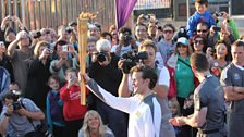 May 26, 2012: Matt Smith Carries the Olympic Torch