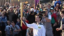 May 26, 2012: Matt Smith Carries the Olympic Torch