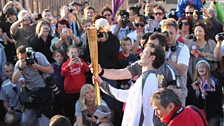 May 26, 2012: Matt Smith Carries the Olympic Torch