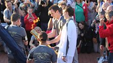 May 26, 2012: Matt Smith Carries the Olympic Torch