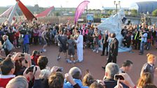 May 26, 2012: Matt Smith Carries the Olympic Torch