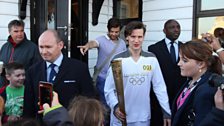 May 26, 2012: Matt Smith Carries the Olympic Torch