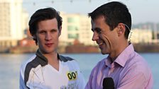 May 26, 2012: Matt Smith Carries the Olympic Torch