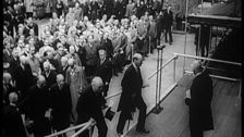 October 1948 - the laying of a new foundation stone