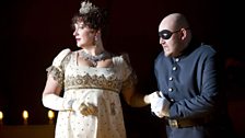 Orla Boylan as Lisa and Jeffrey-Lloyd Roberts as Herman (c) Opera North / Bill Cooper 2011