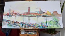 Our Diamond Jubilee River Pageant Painting Part 2