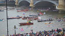 More boats on the Diamond Jubilee River Pageant