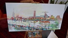 Our Diamond Jubilee River Pageant Painting Part 3