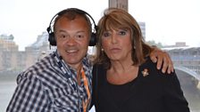 Graham Norton and Eve Pollard