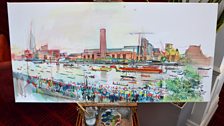 Our Diamond Jubilee River Pageant Painting Part 4