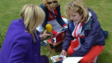 Jo Whiley chats to concert guests