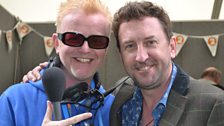 Chris Evans and Lee Mack