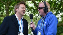 Simon Mayo and Chris Evans