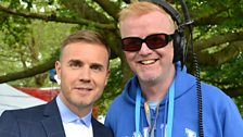 Gary Barlow and Chris Evans