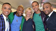 JLS and Jo Whiley