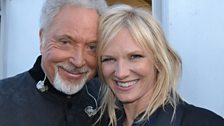 Sir Tom Jones and Jo Whiley