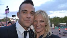 Robbie Williams and Jo Whiley