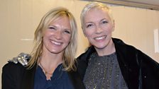 Jo Whiley and Annie Lennox